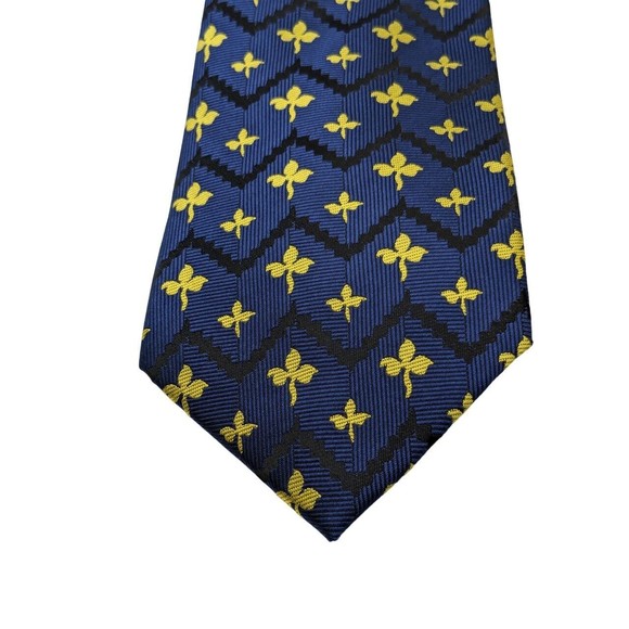 TwentyDollar Tie Men’s Neck Tie Vivid Geometric Print Classic Handmade 100% Silk - Picture 4 of 5